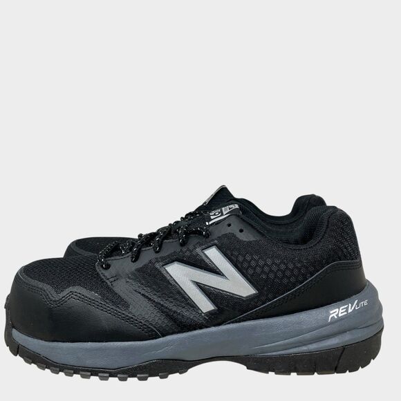 New Balance Sneakers Mens 8 2E Black 589v1 Composite Toe Electrical Hazard Work - Picture 4 of 12